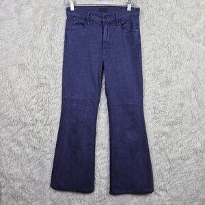 Mother Jeans The Insider Crop Bootcut Indigo Purple Size 28